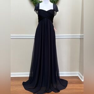 NWT Navy Blue “Maria” Birdy Grey Dress. Size L